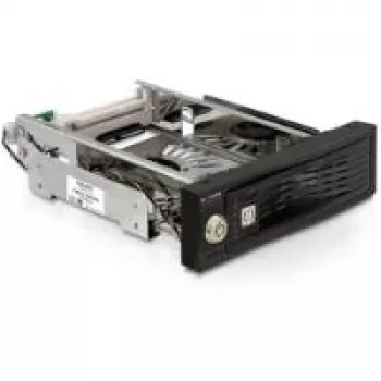 DeLOCK 5,25 Mobile Rack na dysk twardy 3,5 SATA - mobilna kieszeń na dysk - 8,9 cm (3.5) (47199)