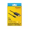 Przejściówka wideo DeLOCK 84904 USB Type-C na HDMI 1m Czarny