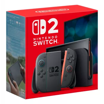 Nintendo Switch 2, Nintendo Switch 2, Czarny, Analog / Cyfrowy, D-Pad, Przycisk Home, Przycisk Menu, Przycisk Zasilania, Przyciski, LCD