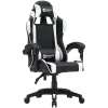 Fotel gamingowy CANYON Core SGCH2 — czarno-biały, ergonomiczny design, regulowana wysokość