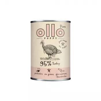 OLLO Puppy Pure Turkey - mokra karma dla psów - 400 g