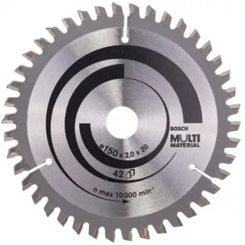 Brzegowe piły tarczowe Bosch Multi Material, Multi, 19 cm, 3 cm, 1.8 mm, 2.4 mm, HLTCG (High-Low Triple Chip Grind)
