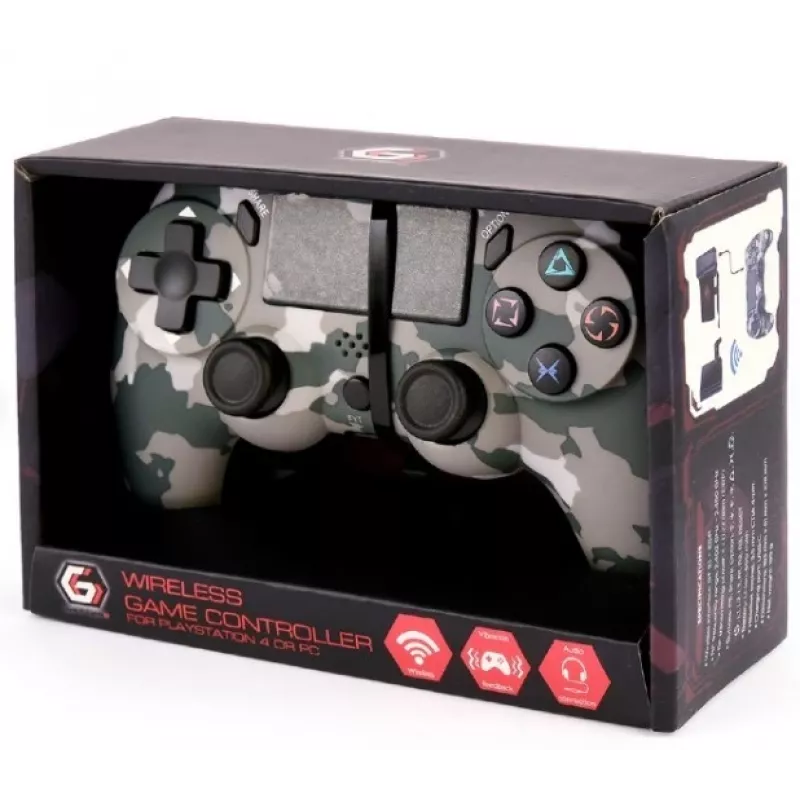 Kontroler do gier GEMBIRD JPD-PS4BT-01-CM — kontroler bezprzewodowy do urządzeń kompatybilnych z PlayStation