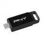 PNY Elite, 128 GB, USB Type-C, 3.2 Gen 1 (3.1 Gen 1), 120 MB/s, Dia, Czarny