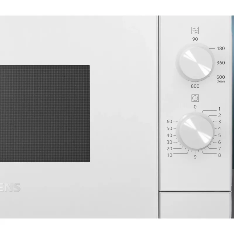Siemens iQ300 FF020LMW0 kuchenka mikrofalowa Biała Solo kuchenka mikrofalowa Na blat 20 l 800 W