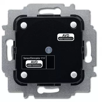 Siłownik elektryczny Busch-Jaeger 6212/1.1, 230 V, 80 W, czarny/srebrny, 71×71×45 mm
