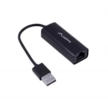 Karta sieciowa LANBERG NC-0100-01 USB 10 Gbit/s, hot-swap, kabel 0,15 m, czarna