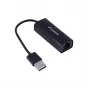 Karta sieciowa LANBERG NC-0100-01 USB 10 Gbit/s, hot-swap, kabel 0,15 m, czarna