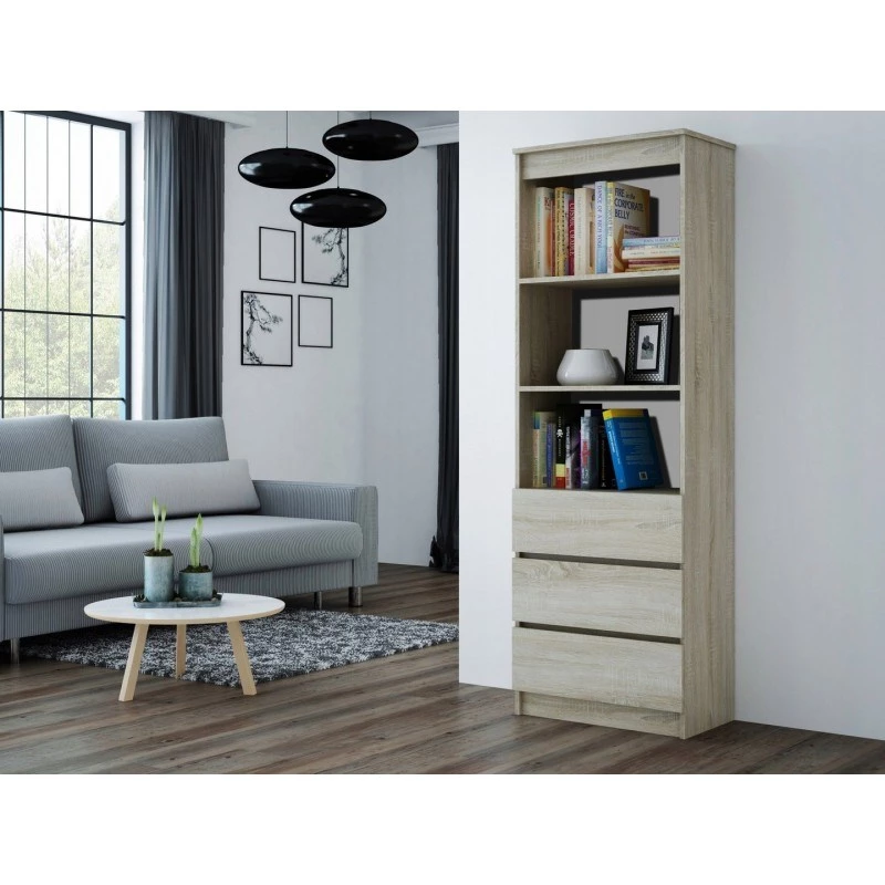 Topeshop RS-60 OLIMP SONOMA regał biurowy