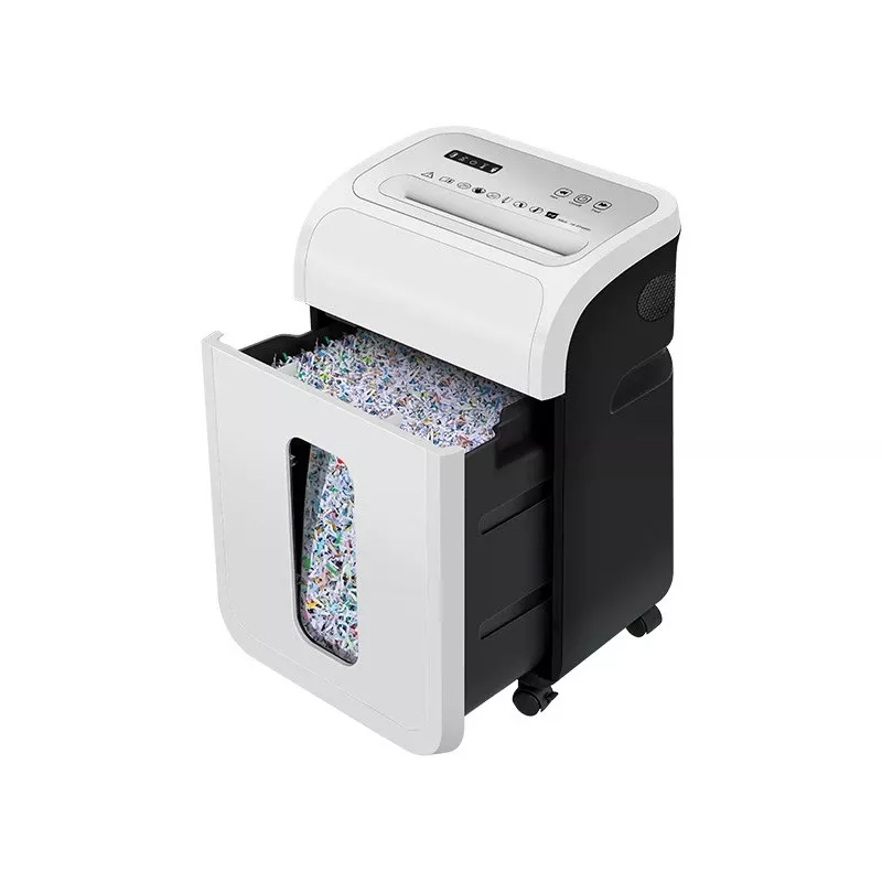Niszczarka biurowa TRACER TRANIS47633 biała — ścinki 4x12 mm, pojemność 14 arkuszy, kosz 20 l