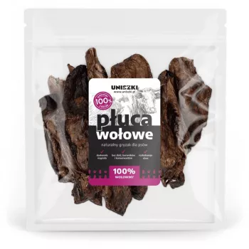 UNISZKI Płuca wołowe – przysmak dla psa – 500 g