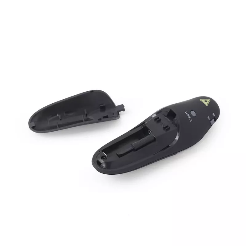 GEMBIRD wireless IR presenter WP-L-11, 4 buttons, 2.4 GHz RF USB receiver, Czarny, AAA bateria