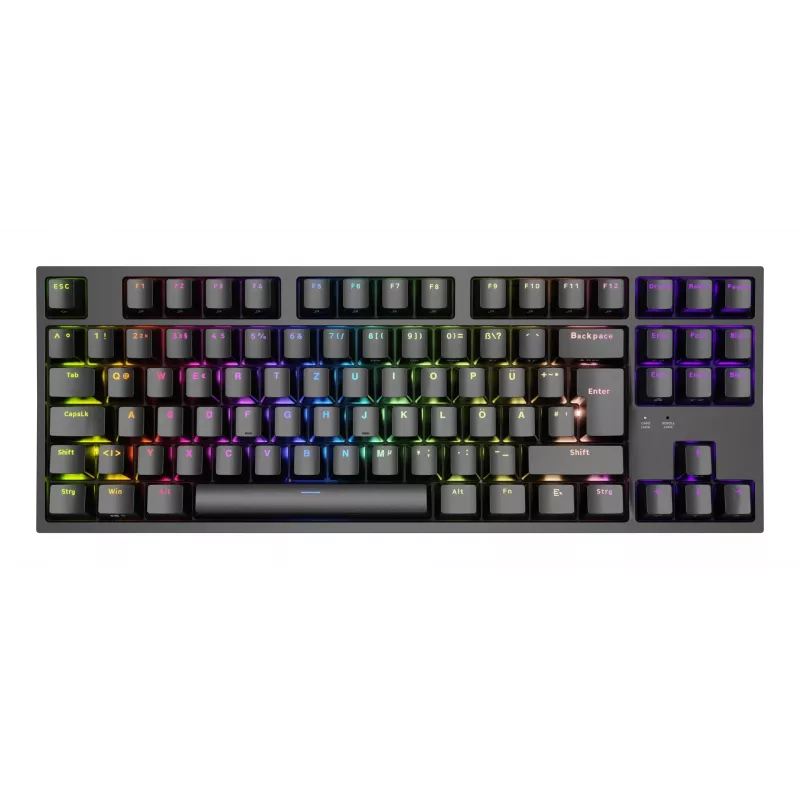GENESIS Thor 404 TKL klawiatura Gaming USB QWERTZ niemiecki Czarny