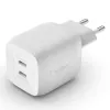 Belkin WCH011vfWH Ładowarka sieciowa AC szybkiego ładowania do laptopa, smartfona, tabletu, biała