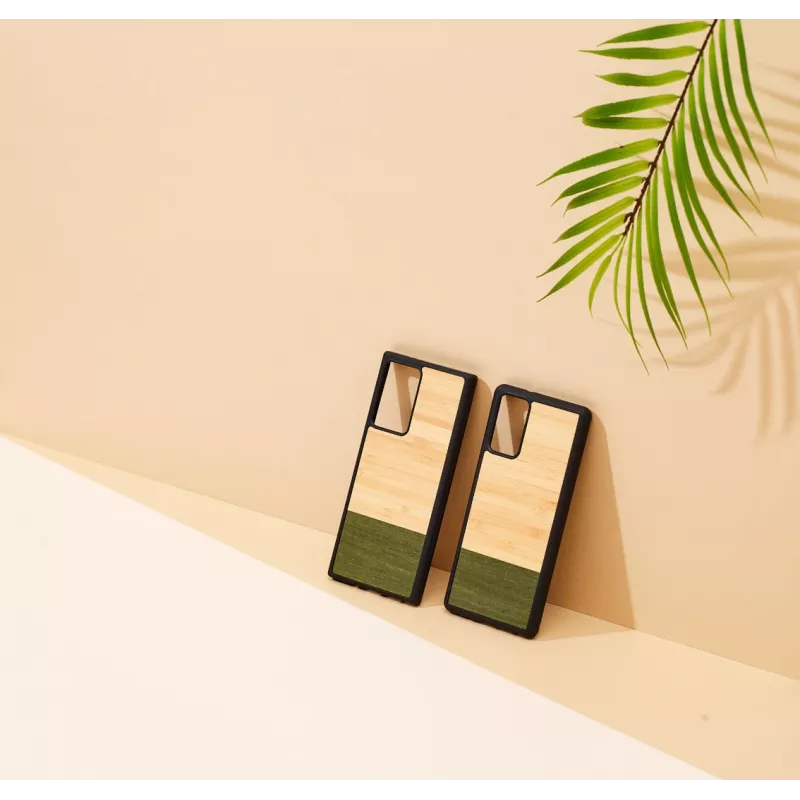 Etui ochronne na telefon Man and Wood Galaxy Note 20 — bamboo forest Czarny