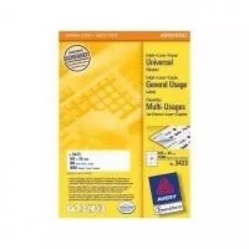 Samoprzylepne etykiety Avery Universal 105x35mm 1600 szt.
