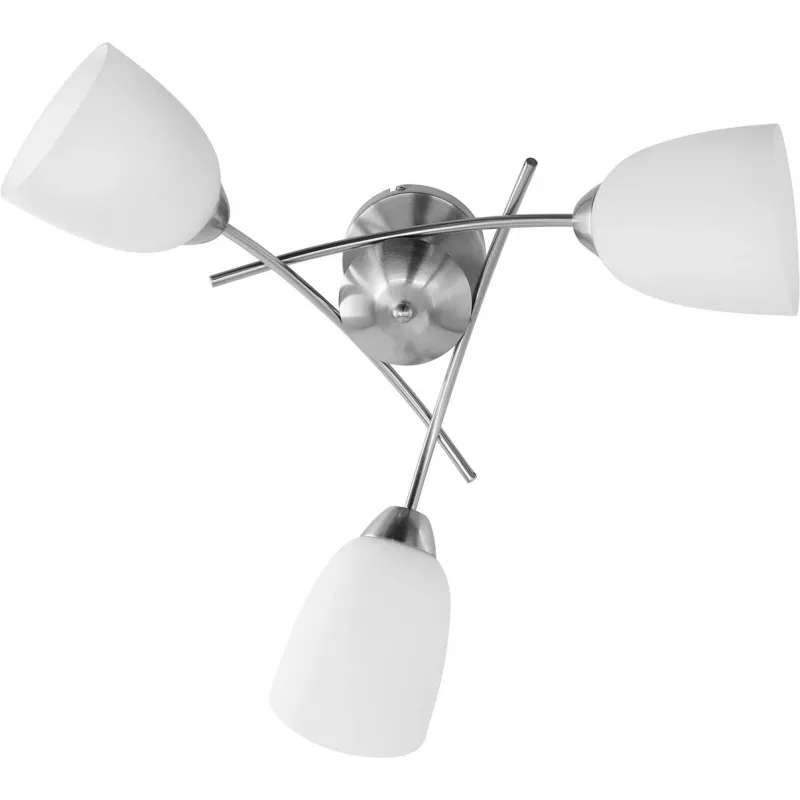 Lampa sufitowa wisząca żyrandol Activejet Classic NIKITA nikiel potrójna 3xE27 do salonu