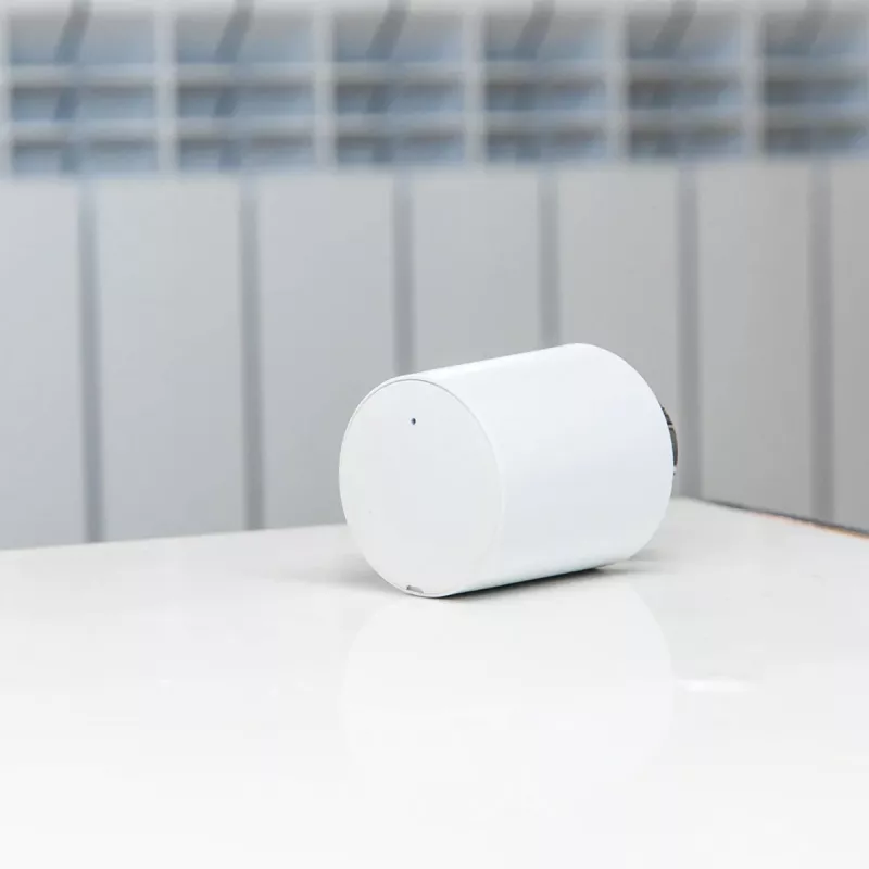 Shelly BLU TRV Termostat wewnętrzny biały sterowanie obrotowe -20 do 60°C
