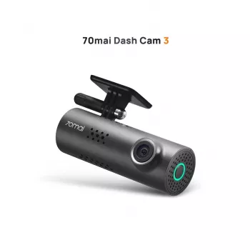 Kamera samochodowa Dashcam 70mai M200, 1080p Full HD 1920×1080, H.265, 60 kl./s, bateria 300 mAh, Wi‑Fi, microSD do 128 GB, przysłona f/1.8, czarna