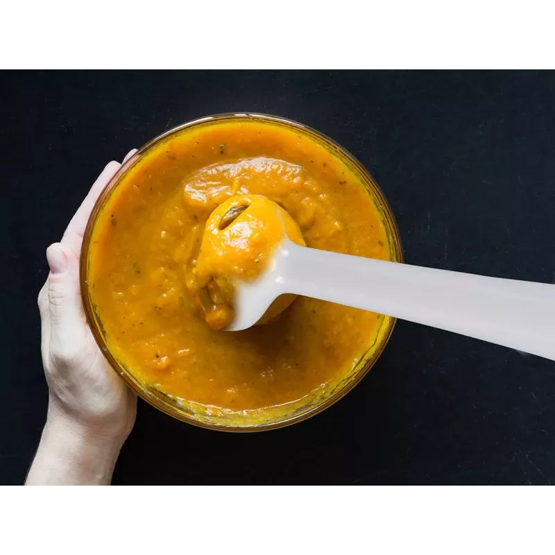 Blender ręczny Beper P102FRU003 czerwono-biały