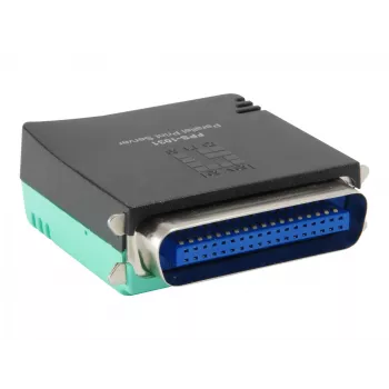 LevelOne Równoległy serwer wydruku, Czarny, Zielony, Aktywność, Połączenie, Zasilanie, Status, Tajwan, Ethernet LAN, IEEE 802.3, IEEE 802.3u, 10,100 Mbit/s