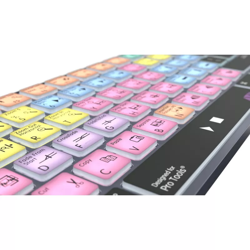 Klawiatura LogicKeyboard LKB-PT-TM — Pełnowymiarowa (100%) Bluetooth QWERTZ niemiecki, Tytanowy Szary