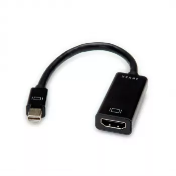 Value 12.99.3143 Kabel-adapter wideo Mini DisplayPort HDMI Typ A (Standard) Czarny (12.99.3143)