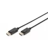Kabel połączeniowy DisplayPort z zatrzaskami 1080p 60Hz FHD Typ DP / DP M / M czarny 3m
