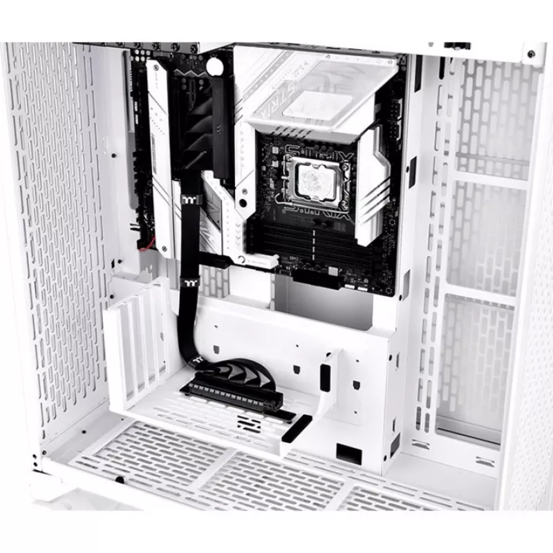 Thermaltake kabel riser PCI-E 4.0 z dwoma złączami 90 stopni, 40 cm, czarny