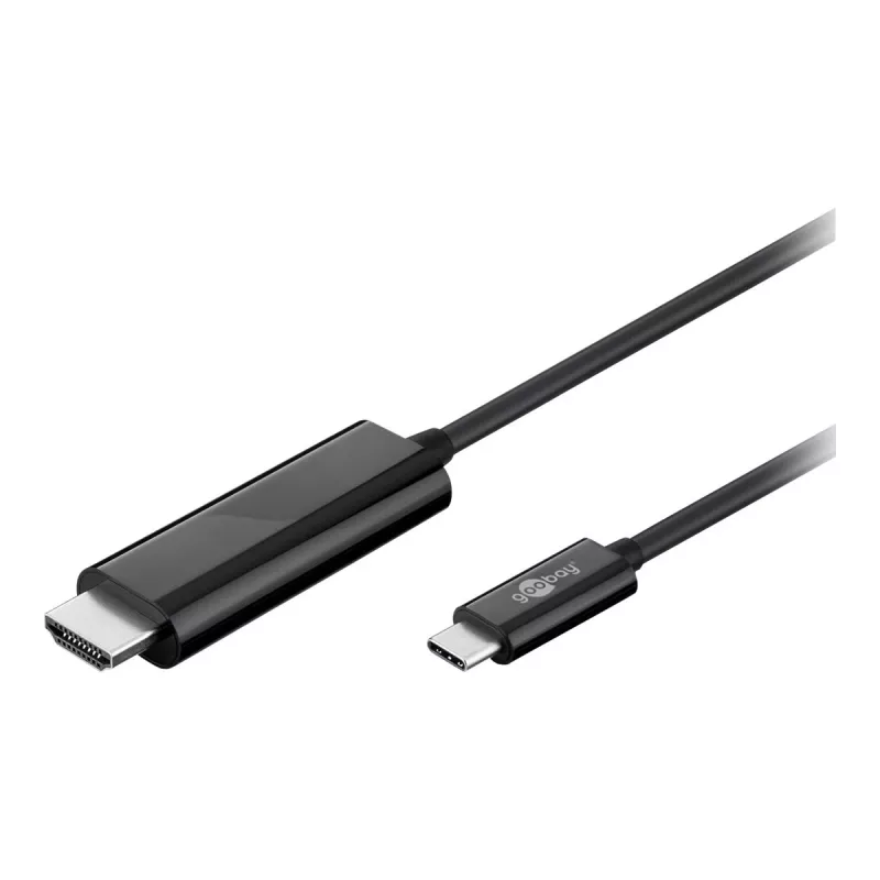Goobay USB 3.1 Type-C™ zu High Speed HDMI™ Adapterkabel, 1,8 m - USB-C™ Stecker > HDMI™ Standard-Stecker (Typ A) (77528)
