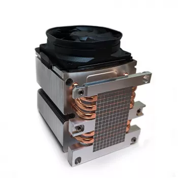 Cooler Inter-Tech B-14 procesor 8 cm Czarny Srebrny