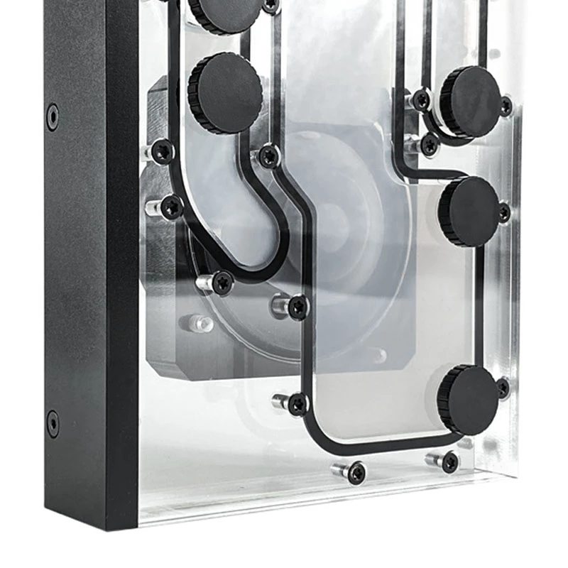 Stealkey Customs SK-Crossflow do Lian Li - O11D XL Evo Distroplate D5/DDC - akryl