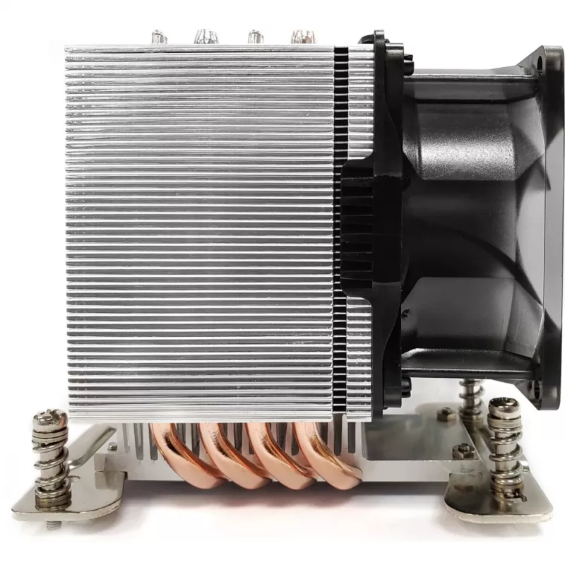 Chłodzenie procesora Inter-Tech A-35 8 cm Aluminium - Czarny (88885512)