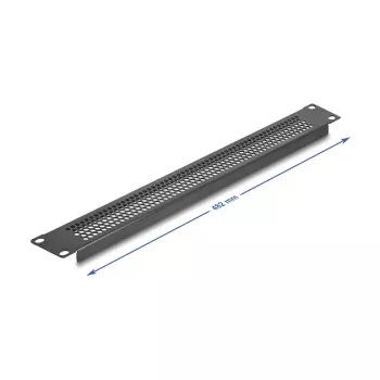 Blind panel DeLOCK 67035 Czarny Metal 44mm x 482mm x 11mm