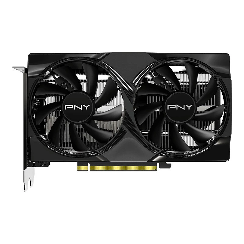 Karta graficzna PNY GeForce RTX 5050 — 8 GB GDDR6, 2317 MHz, 128-bitowa, PCIe x8 5.0, chłodzenie dwuwentylatorowe