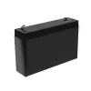 Akumulator kwasowo-ołowiowy szczelny zielony Cell AGM12 6 V 7000 mAh Czarny