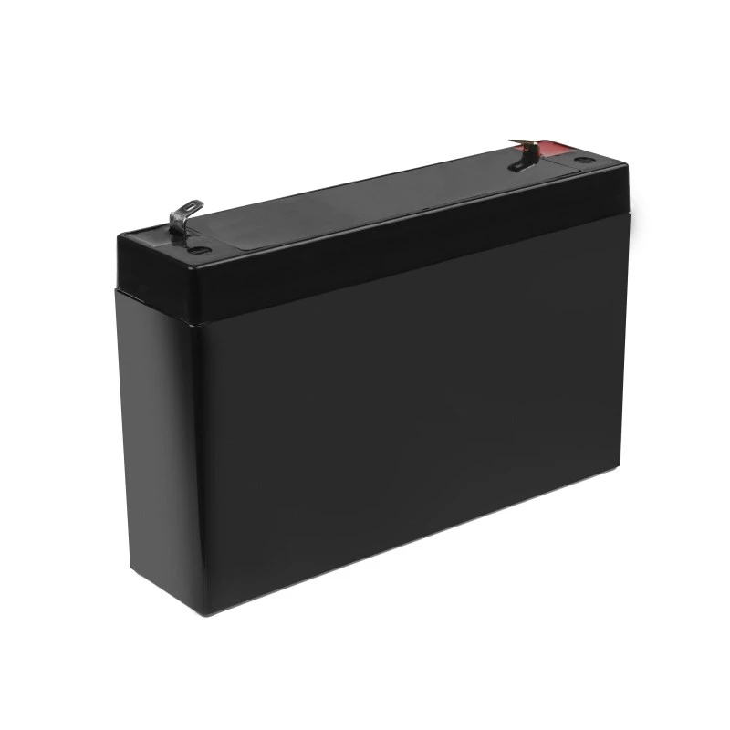Akumulator kwasowo-ołowiowy szczelny zielony Cell AGM12 6 V 7000 mAh Czarny