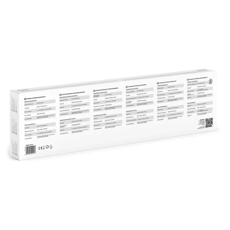 Zestaw klawiatura i mysz Savio KB-03 USB QWERTY US English Czarny do biura i domu