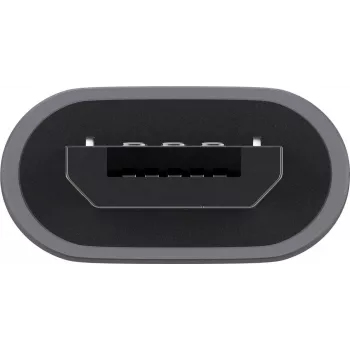 Goobay USB 2.0 Hi-Speed Adapter , Szary, Szary - Gniazdo USB-C™ > Wtyk USB 2.0 Micro (Typ B) (55553)