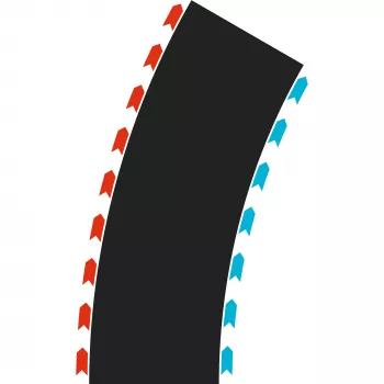 Carrera HYBRID Curves Radius 30° dwa moduły (50052004)