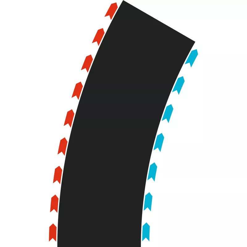 Carrera HYBRID Curves Radius 30° dwa moduły (50052004)