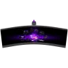 LORGAR 34MP1, UWQHD MiniLED Gaming Monitor Pro, 34'' (3440*1440) VA zakrzywiony monitor, czarny/mlecznoszary