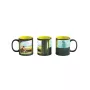 Heat Reveal Mug Good Loot Cyberpunk 2077 Game Art Chronicles - V & Edward Hopper 450 ml Czarny, Żółty
