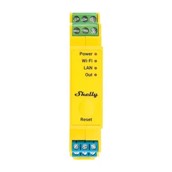 Shelly RGBWW Pro WiFi 5-kanałowy sterownik oświetlenia do szyny DIN