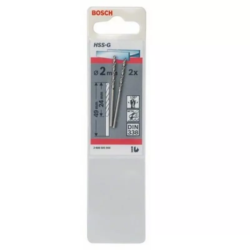 Wiertło kręte Bosch Metal drill bit HSS-G DIN 338