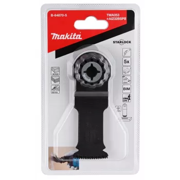 Makita B-64870-5 brzeszczot bimetaliczny do wyrzynarki/piły tarczowej/piły szablastej 5 szt.