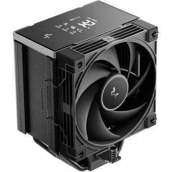 Chłodzenie powietrzne DeepCool AK700 Digital NYX, wentylator 120 mm, maks. ciśnienie powietrza 5,13 mmH2O, 98×126×157 mm, czarny