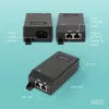 Digitus Gigabit Ethernet PoE+ injector 802.3at 30 W Czarny