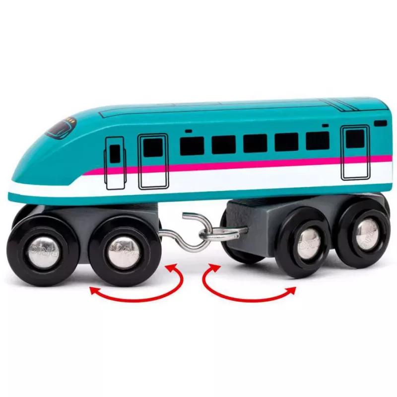 Pojazd kolejowy Ravensburger BRIO World Trains of the World Shinkansen E5 Hayabusa