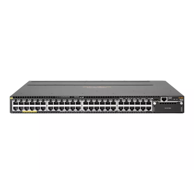 HPE - Aruba Series - Switch - 3810M 48G PoE+ 1-slot L3 - zarządzany - 48 x 10/100/1000 (PoE+) - do montażu w szafie - PoE+